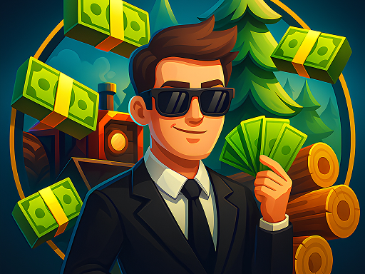 Billionaire Lumber Empire: Idle Tycoon browser game