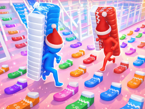 Christmas Bridge Runner browser game