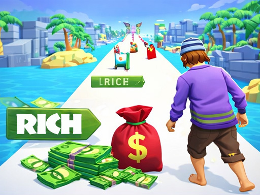 Run Rich Path 3D browser game