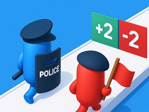 Crazy Revolution Police Runner : Hyper Casual browser game