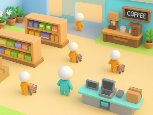 Big Supermarket Simulator browser game