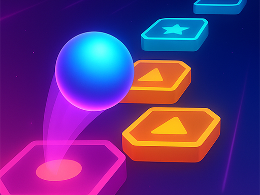 Hop Music Ball Game browser game