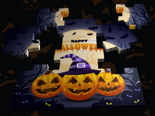 3D Halloween Jigsaw browser game