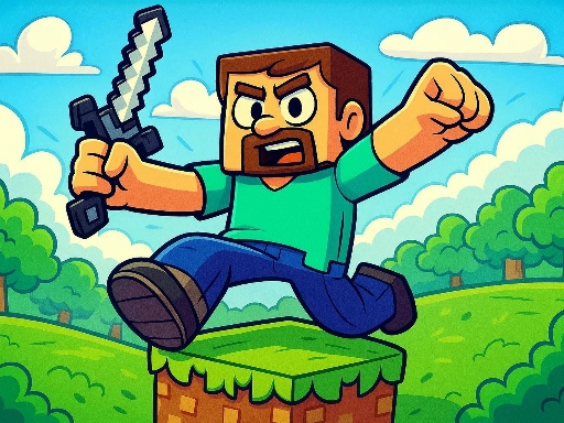 Minecraft Parkour Trials browser game