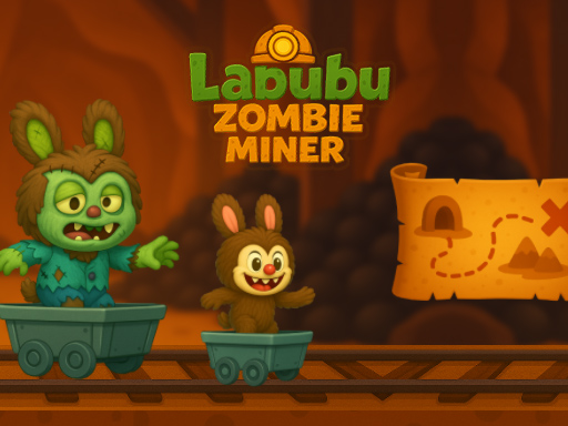 Labubu Zombie Miner browser game