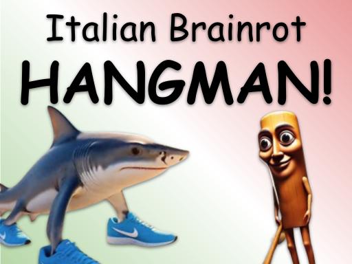 Italian Brainrot Hangman browser game