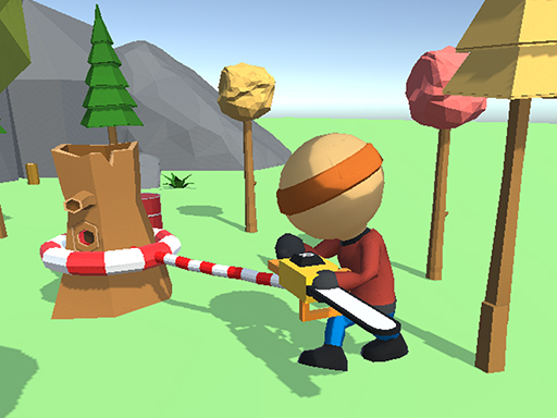 Wood Man Cutter browser game