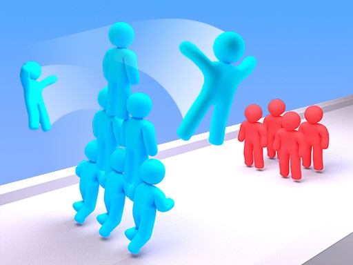 Crowd Stack Race 3D browser game