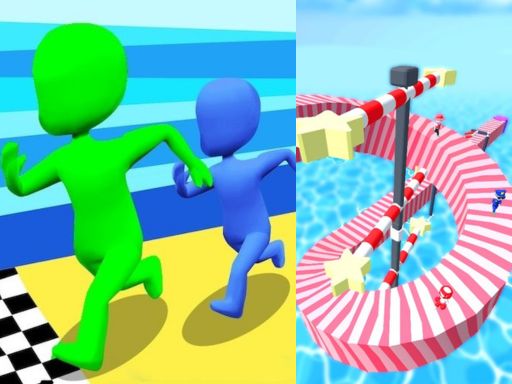 Stickman Races 3D browser game