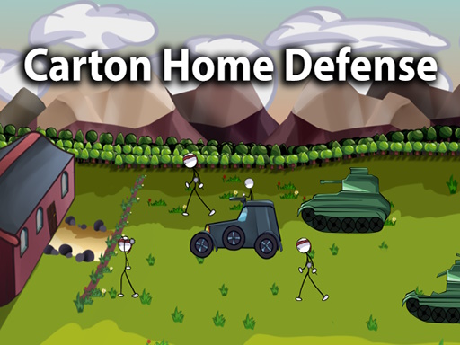 Carton Home Defense browser game