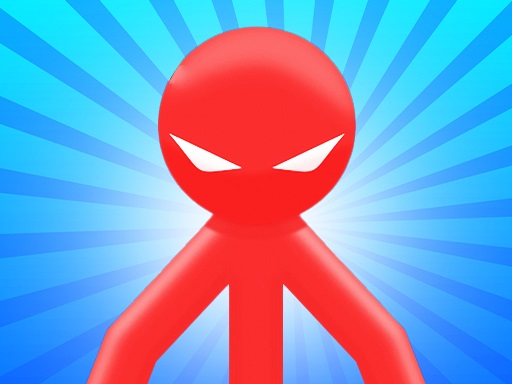 Red Stickman vs Monster School browser game