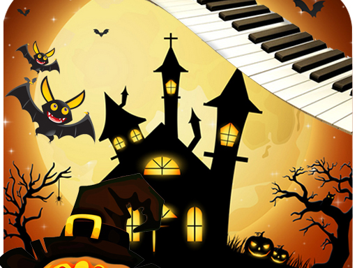 Halloween Piano Tiles browser game