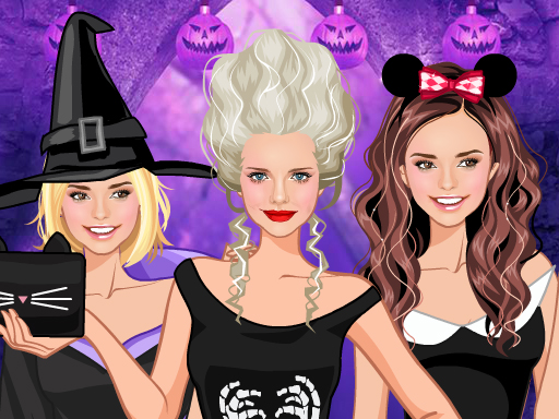Halloween dress up game browser game