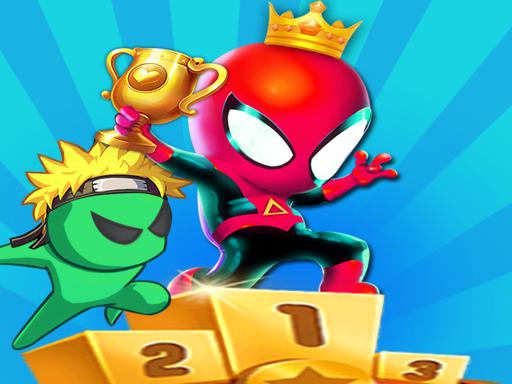 Stickman Fall Guys: Running Race browser game