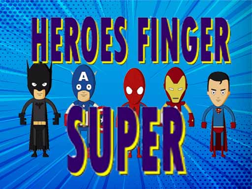 Super Heroes Finger browser game