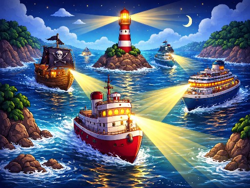 Light House Save the Ship browser game