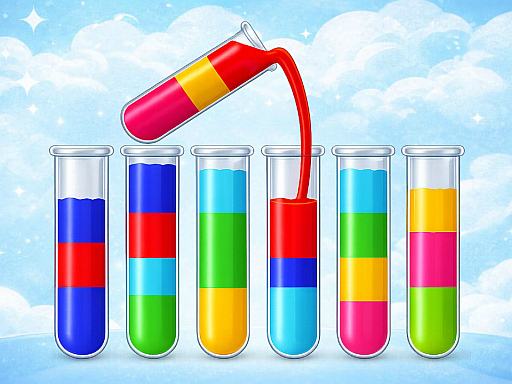 Liquid Sort Deluxe browser game