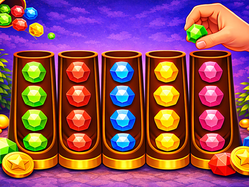 Gem Sort Puzzle browser game