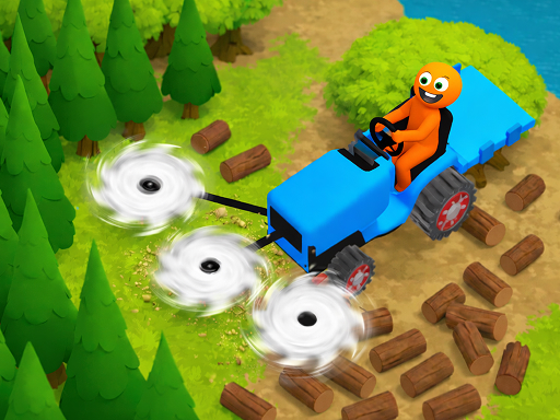 Crazy Lumberjack: Cut Them All browser game