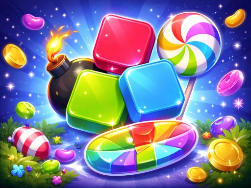 Blocks Match 3 browser game