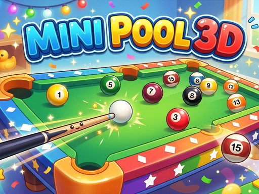 Mini Pool 3D browser game