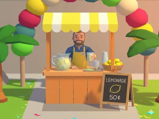 Lemonade Seller Simulator browser game