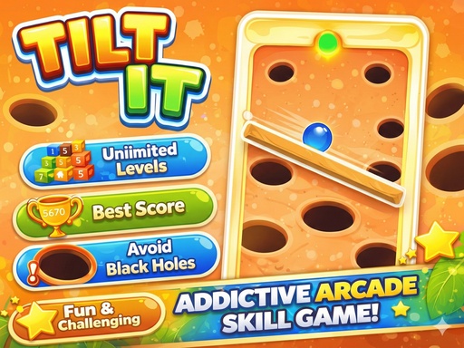 Tilt It Addictive Arcade Skill Game browser game