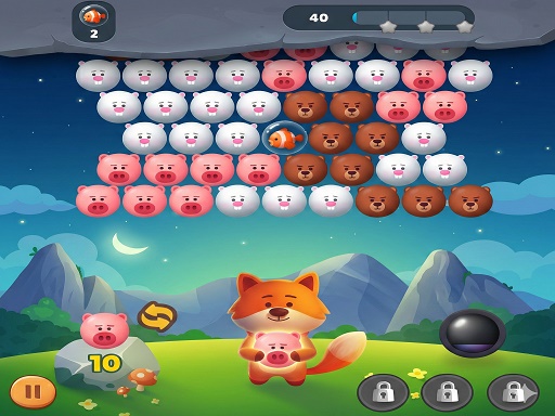 Animal Bubble Blast browser game
