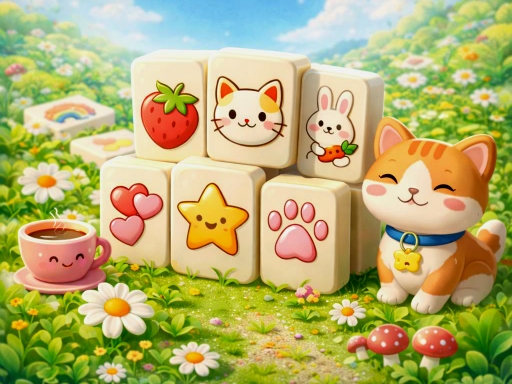 Cartoon Mahjong browser game