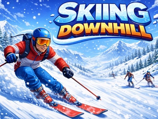 Skiing Downhill browser game