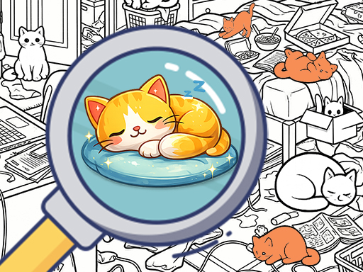 Find the Kitten: Spot the Cat browser game