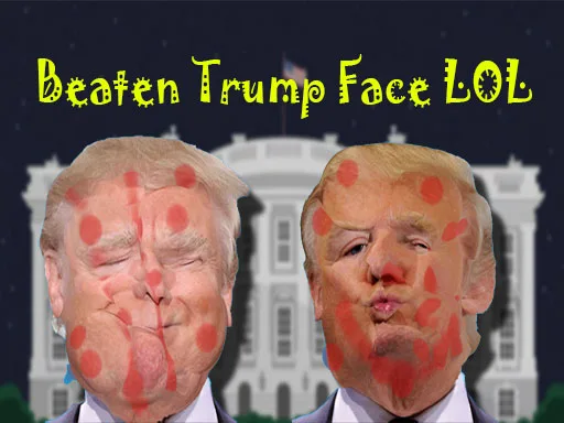 Beaten Trump Face LOL browser game