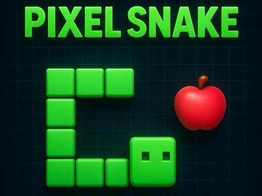Pixel Snake browser game