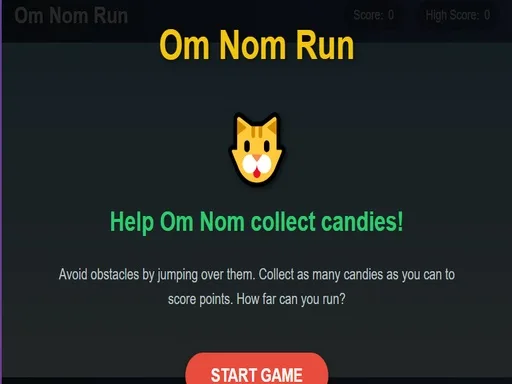 Om Nom Run 03 browser game