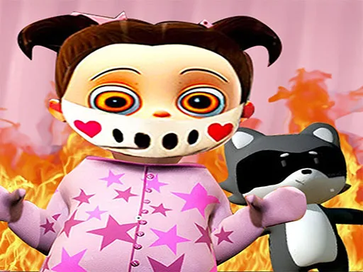 Scary Baby Pink Horror Game browser game