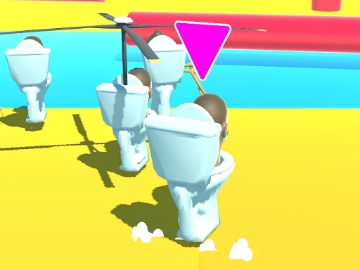 Fall Skibidi Toilet browser game