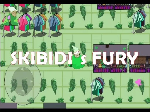 The Wizard Green Skibidis Fury browser game