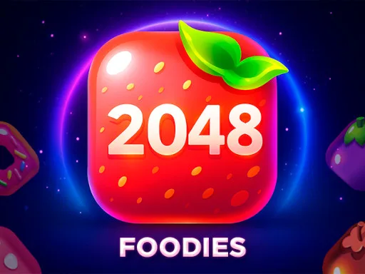 Foodies 2048 browser game