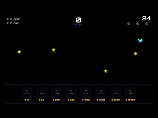 Cosmic Clicker browser game