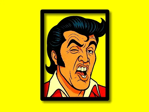 Elvis Funny Face browser game