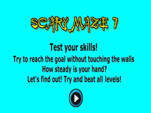 Scary Maze 7 browser game