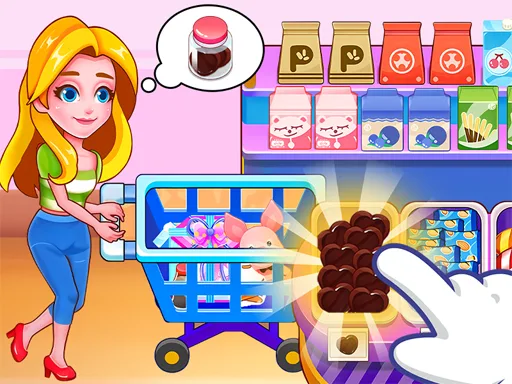 Kids Supermarket browser game
