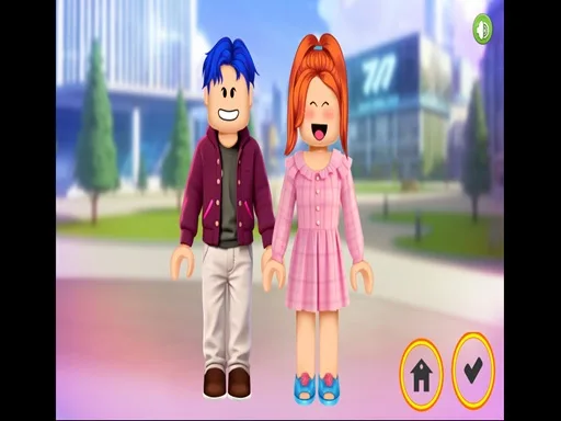 Roblox Dream Duo Dress Up browser game
