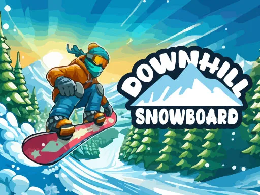 Downhill Snowboard browser game