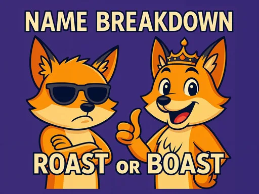 Name Breakdown Roast Or Boast browser game