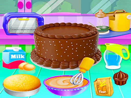 Kid Cakes Maker Cooking Bakery browser game