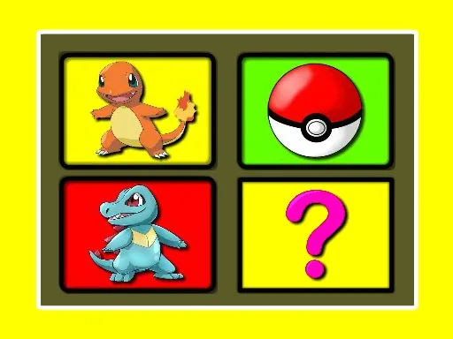 Pokemon Memory Time browser game