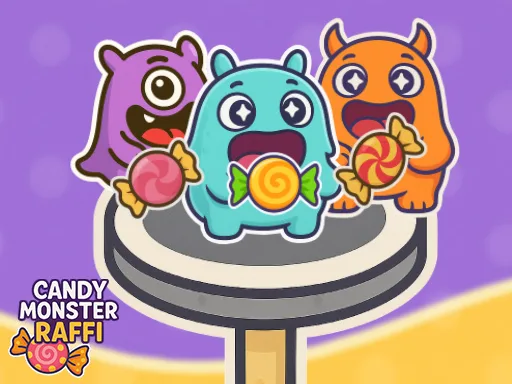 Candy Monster Raffi browser game