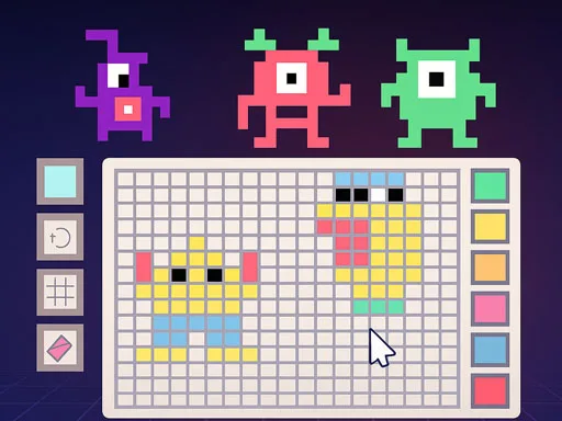 Pixel Draw browser game
