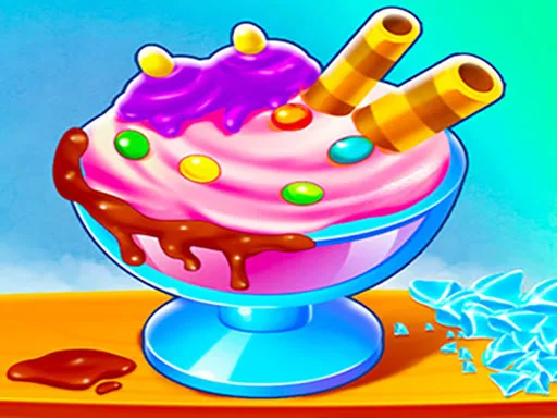 DIY Ice Cream Roll Cone browser game